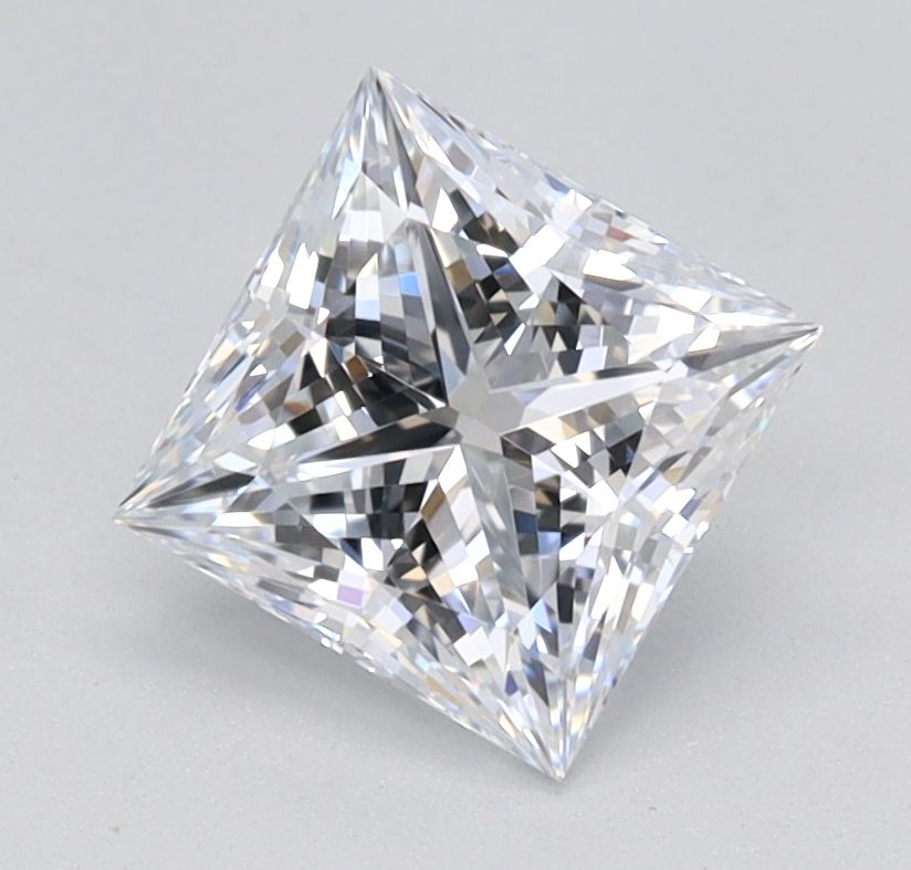 1.03 Carat princess Lab Grown Diamond Front View