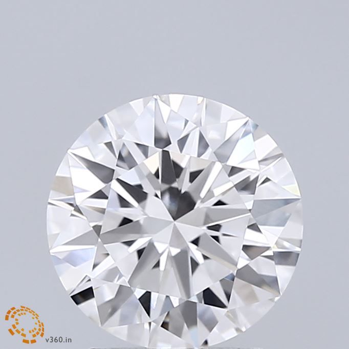 2ct Round F - VVS1 - Very Good cut - LD48579