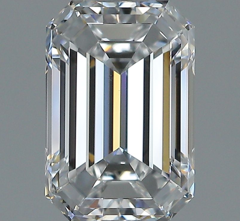 1.50 Carat D-VS2 Ideal Emerald Diamond Image 
