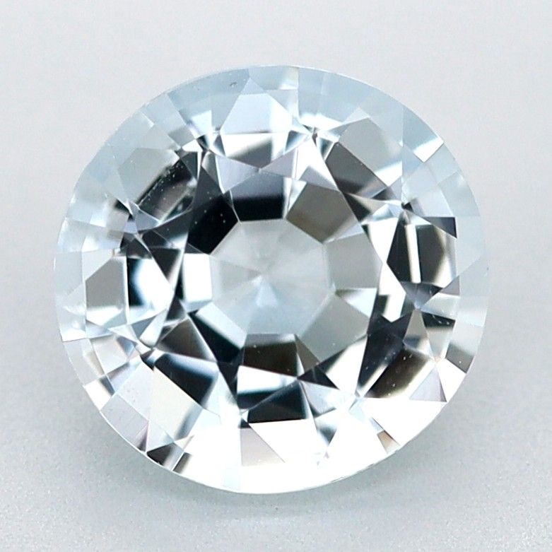 0.77 ct Round Blue Aquamarine