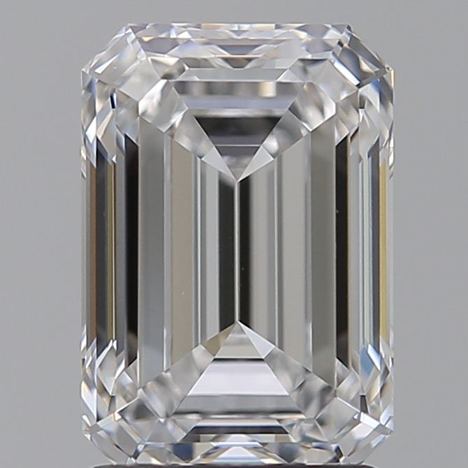 2.04ct Emerald D - VVS1 - Excellent cut - LD234450