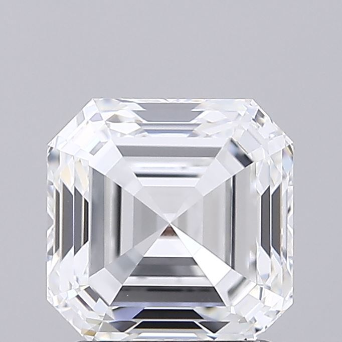 2ct Asscher E - VVS1 - Excellent cut - LD201395