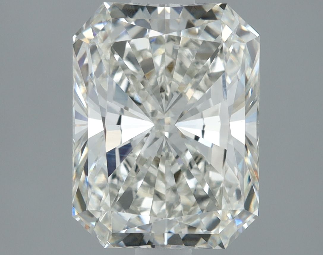 2.01 Carat radiant Lab Grown Diamond Front View
