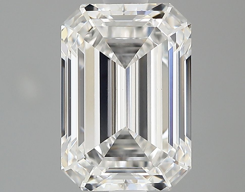 2.03ct Emerald F - VVS2 - Excellent cut - LD204747