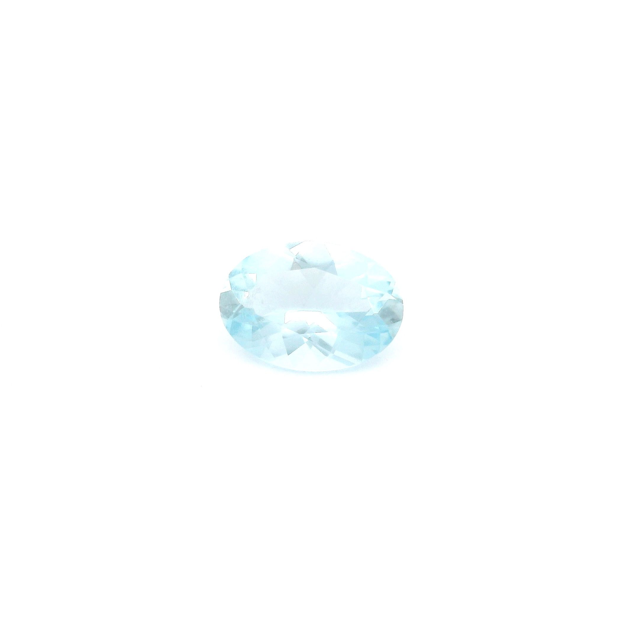 0.61ct OVAL AQUAMARINE
