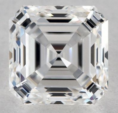 0,67 ct Diament naturalny w szlifie asscher