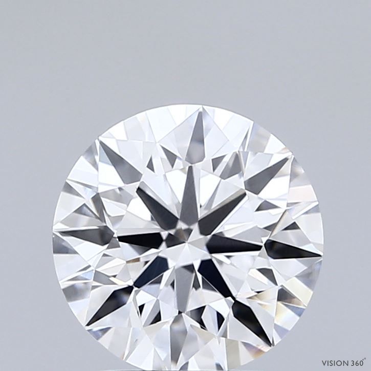 2ct Round D - VVS2 - Excellent cut - LD260393