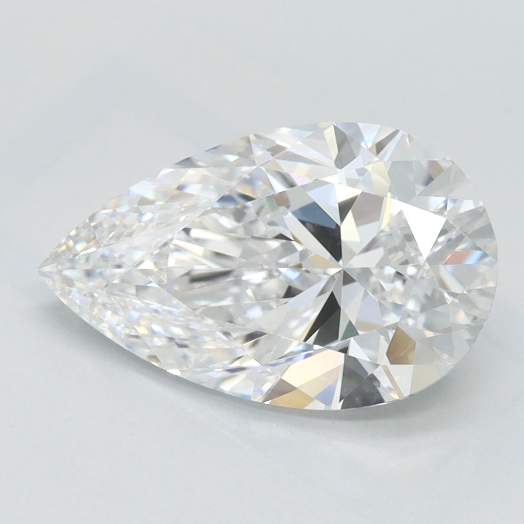 2ct Pear D - IF - Very Good cut - LD295249