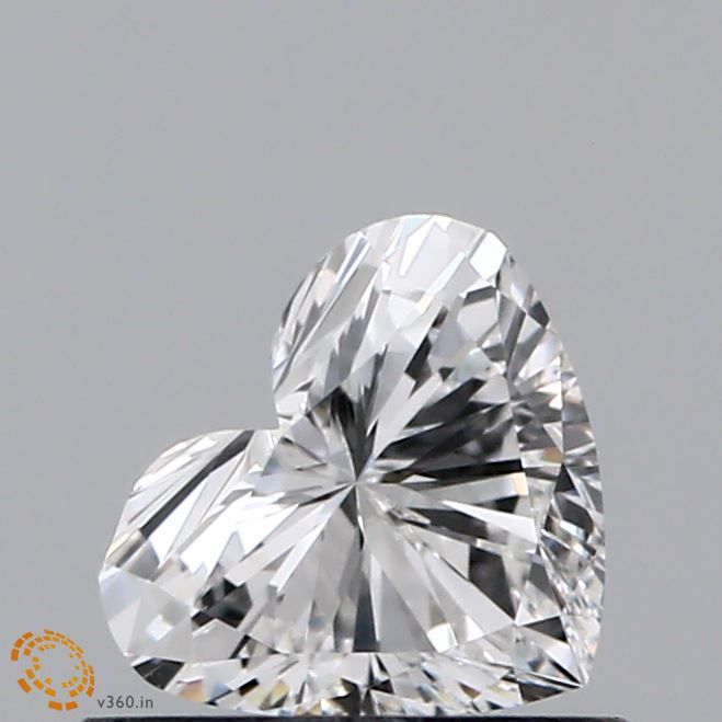 0.54 carat e VS1 VG  Cut IGI heart diamond