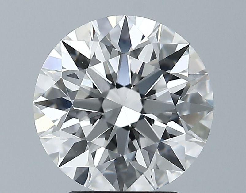 2.72 Carat round Lab Grown Diamond Front Image