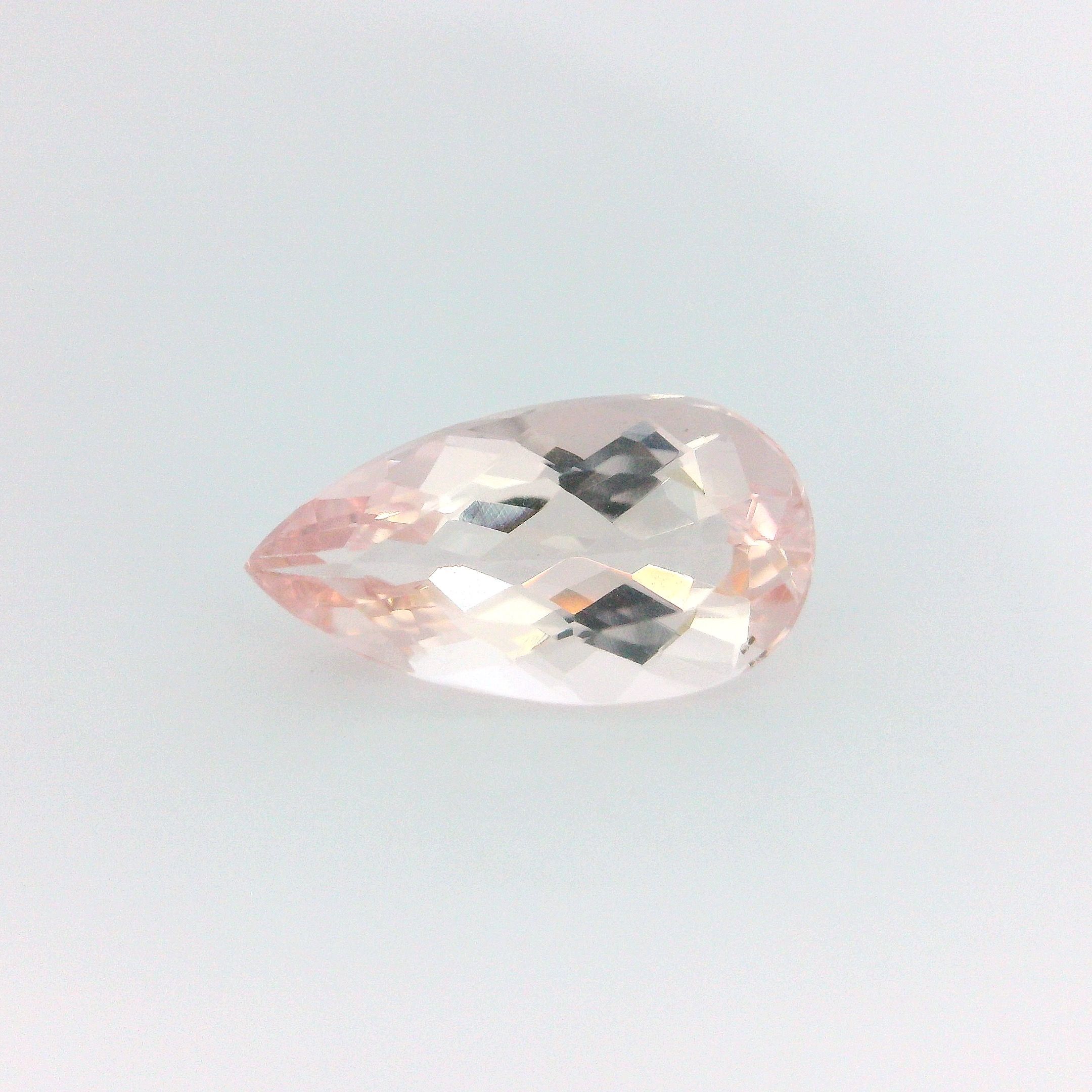 2.42 ct Pear Pink Morganite