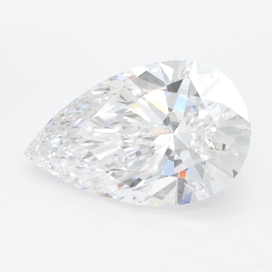 2ct Pear D - VVS1 - Excellent cut - LD385086