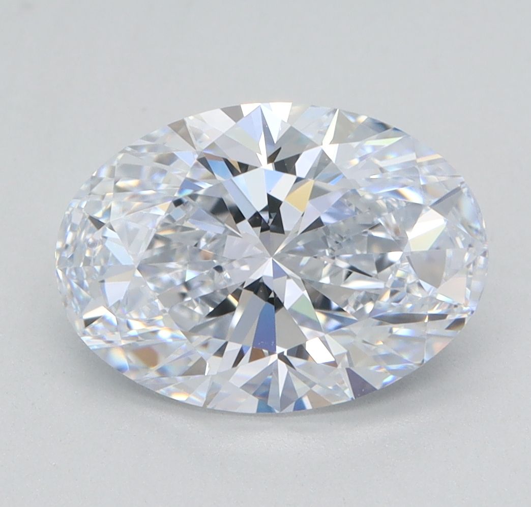 2.01 Carat oval Lab Grown Diamond Front View
