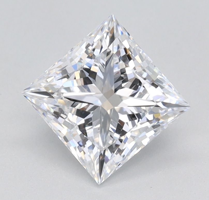 1.02 Carat princess Lab Grown Diamond Front View
