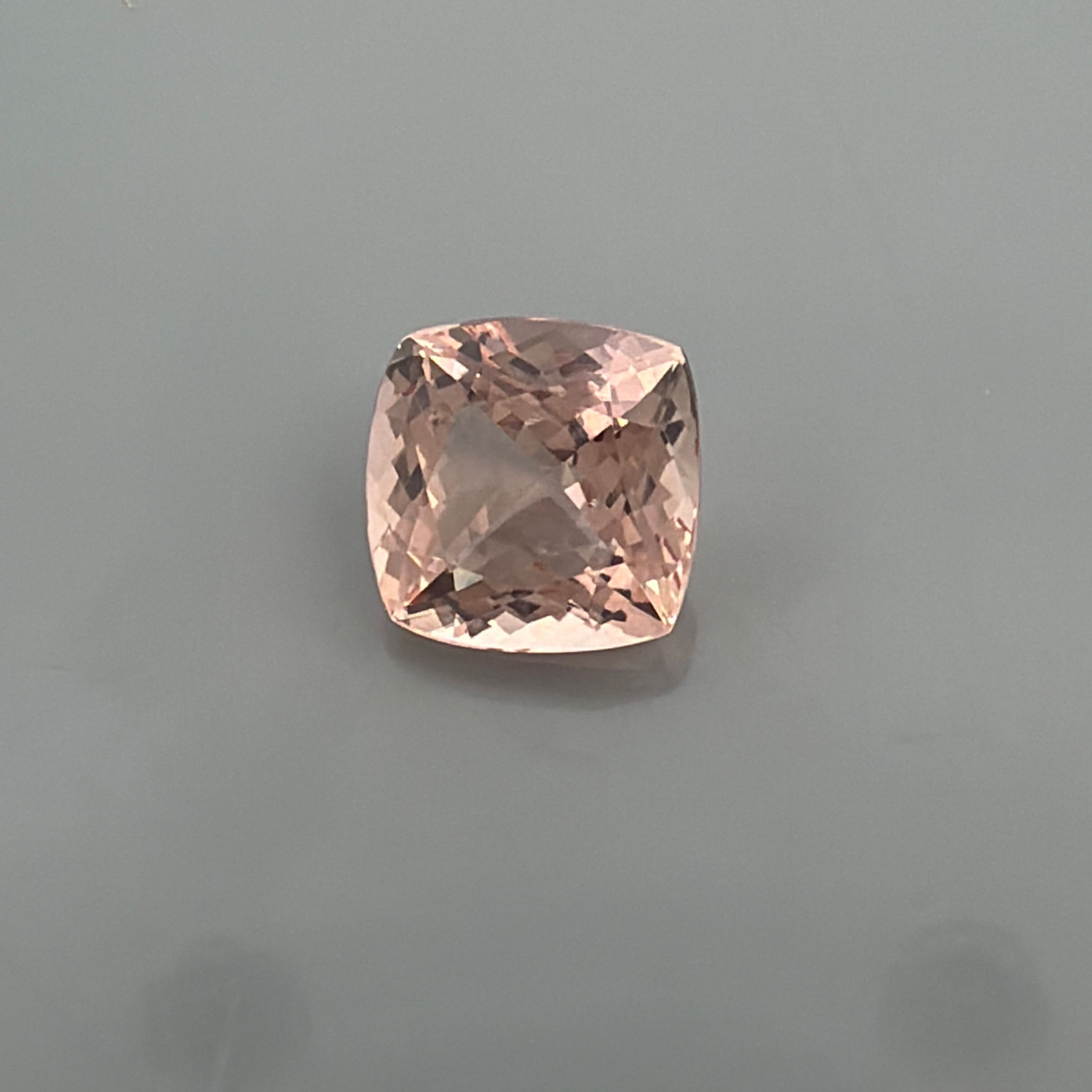 5.12 ct Cushion Pink Morganite