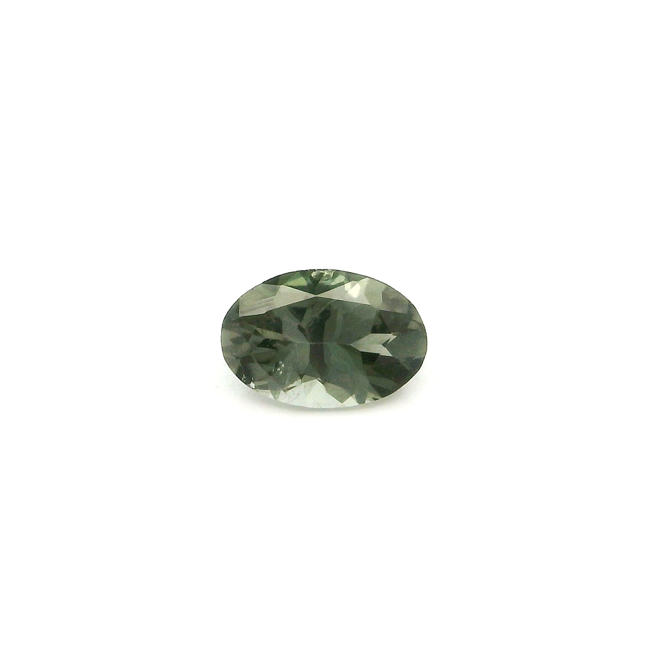 Certified Tourmaline Oval 0.40 ct gemstone, Green