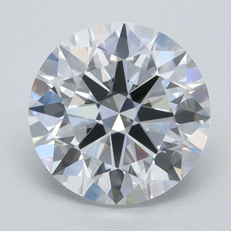 2.66 Carat round Lab Grown Diamond Front View