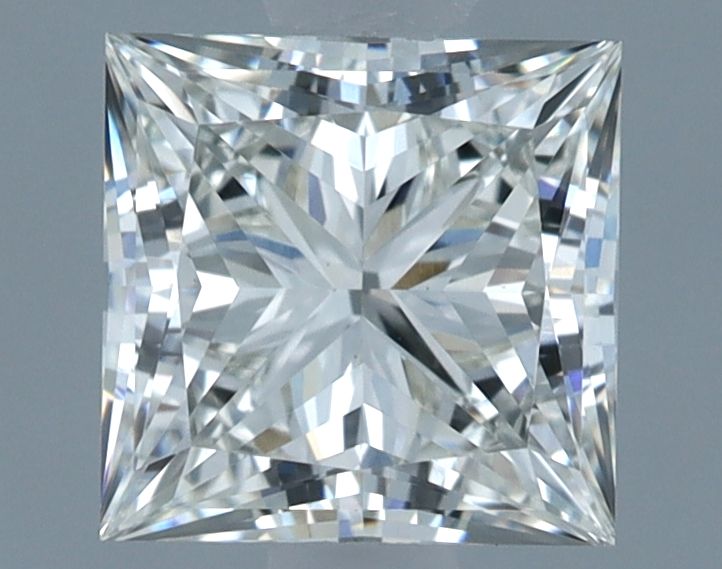 1.21 Carat princess Lab Grown Diamond Front View