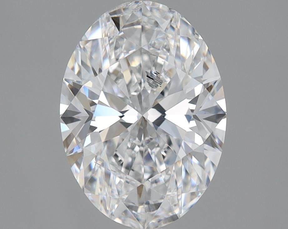 2.02 Carat oval Lab Grown Diamond Front View