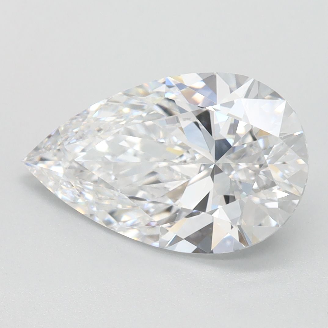 2ct Pear D - IF - Excellent cut - LD318691