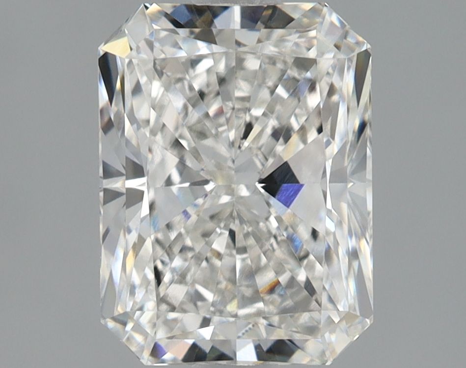 2.01 Carat radiant Lab Grown Diamond Front View