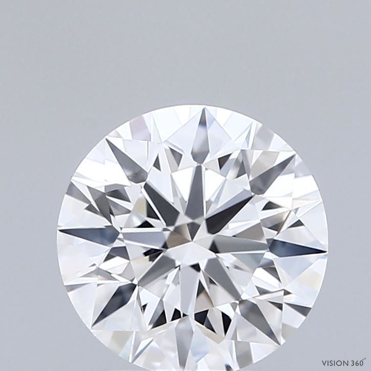 2ct Round E - VVS2 - Excellent cut - LD263925