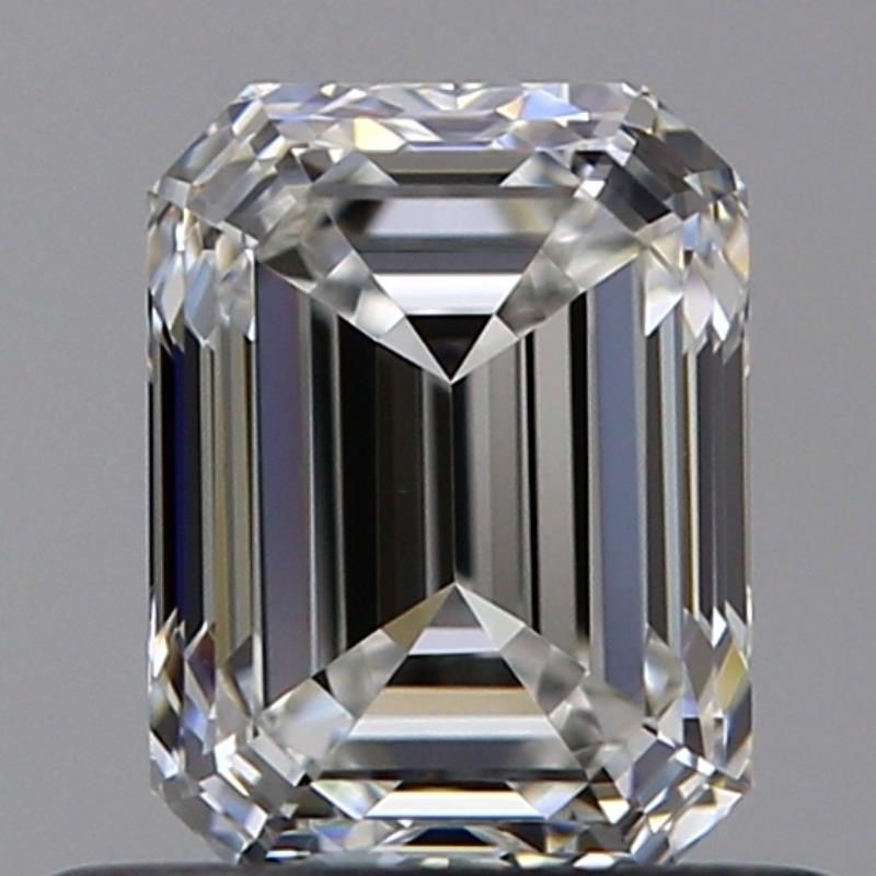 Diamant Émeraude 0.60 ct - Couleur F - Pureté VVS2