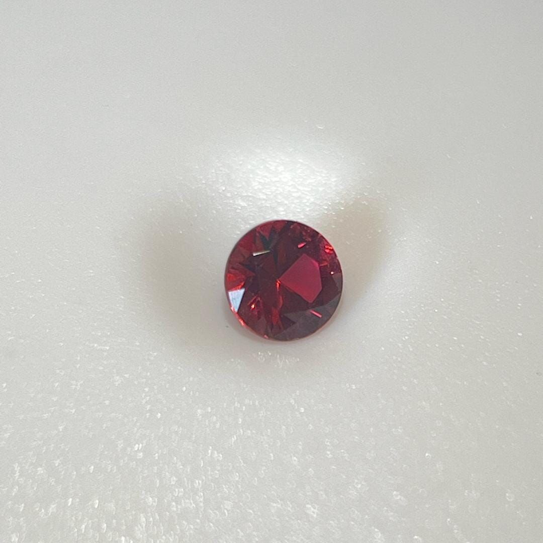 Certified Tourmaline Round 0.32 ct gemstone, Pink