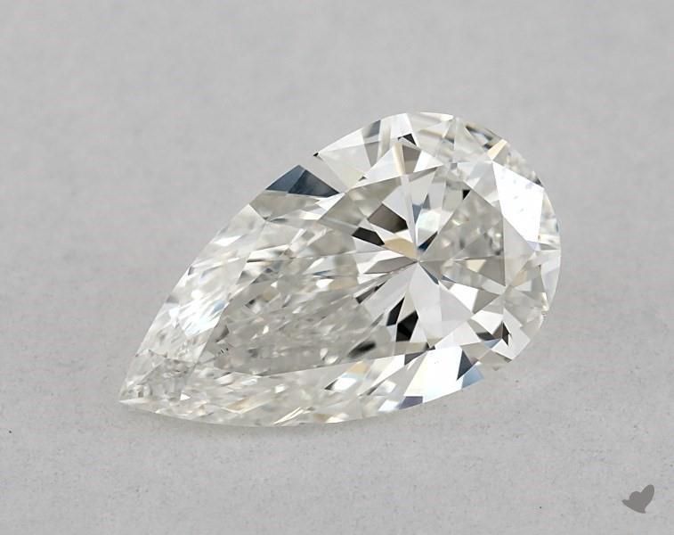 0,70 ct Diament naturalny w szlifie gruszki