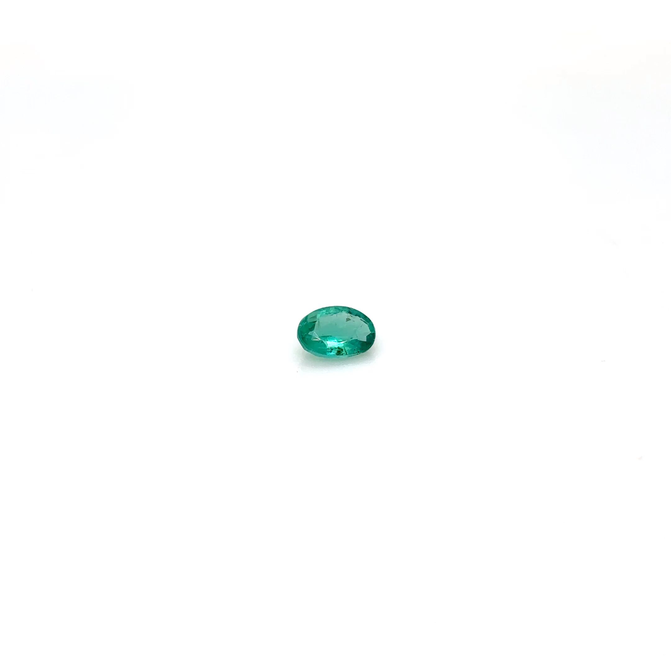 0.45 Carat Oval Emerald