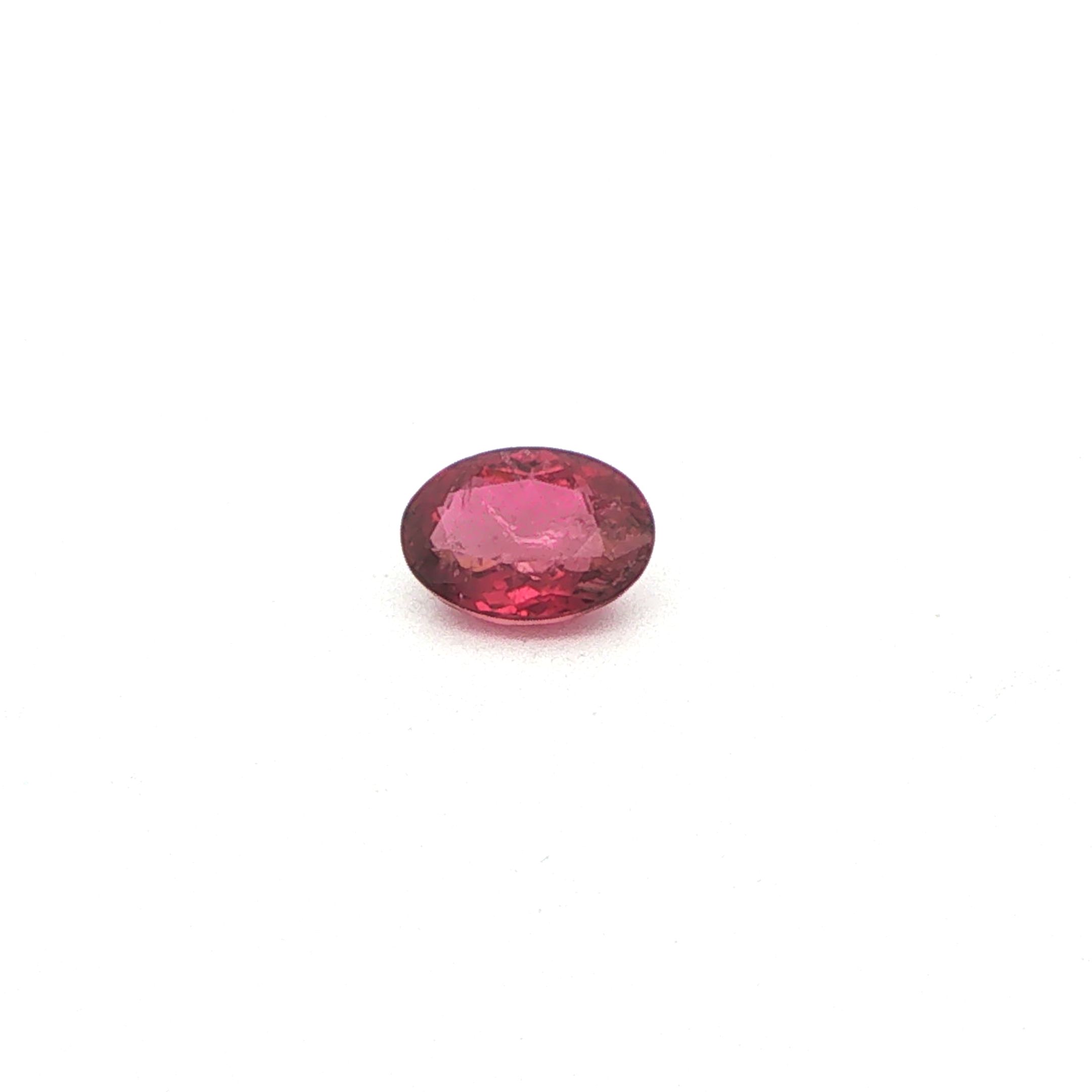 Certified Tourmaline Oval 0.98 ct gemstone, Pink