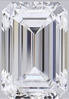 2.03ct Emerald D - VVS2 - Excellent cut - LD220761