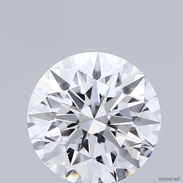 2ct Round D - VVS2 - Very Good cut - LD260717