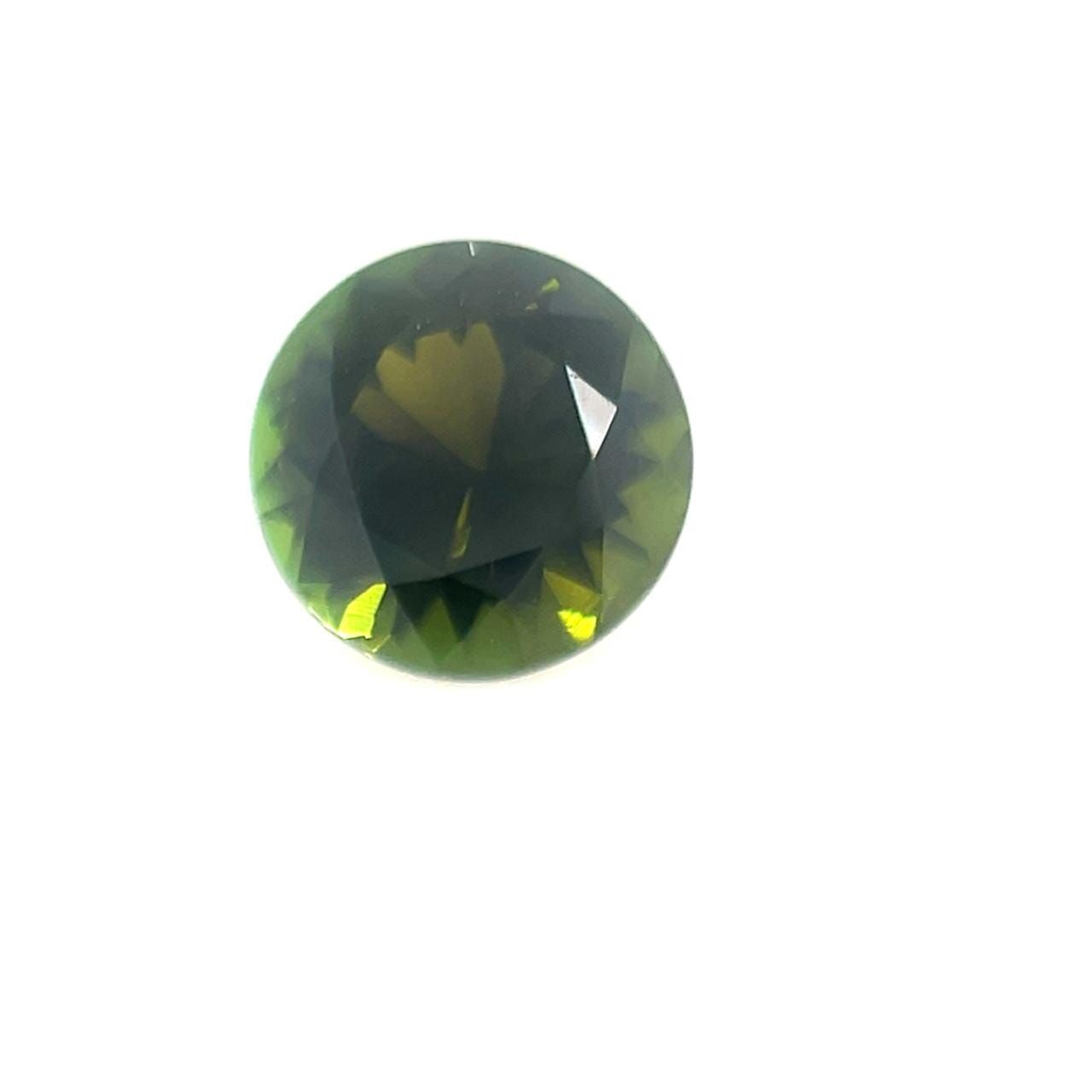 0.75 ct Round Green Tourmaline