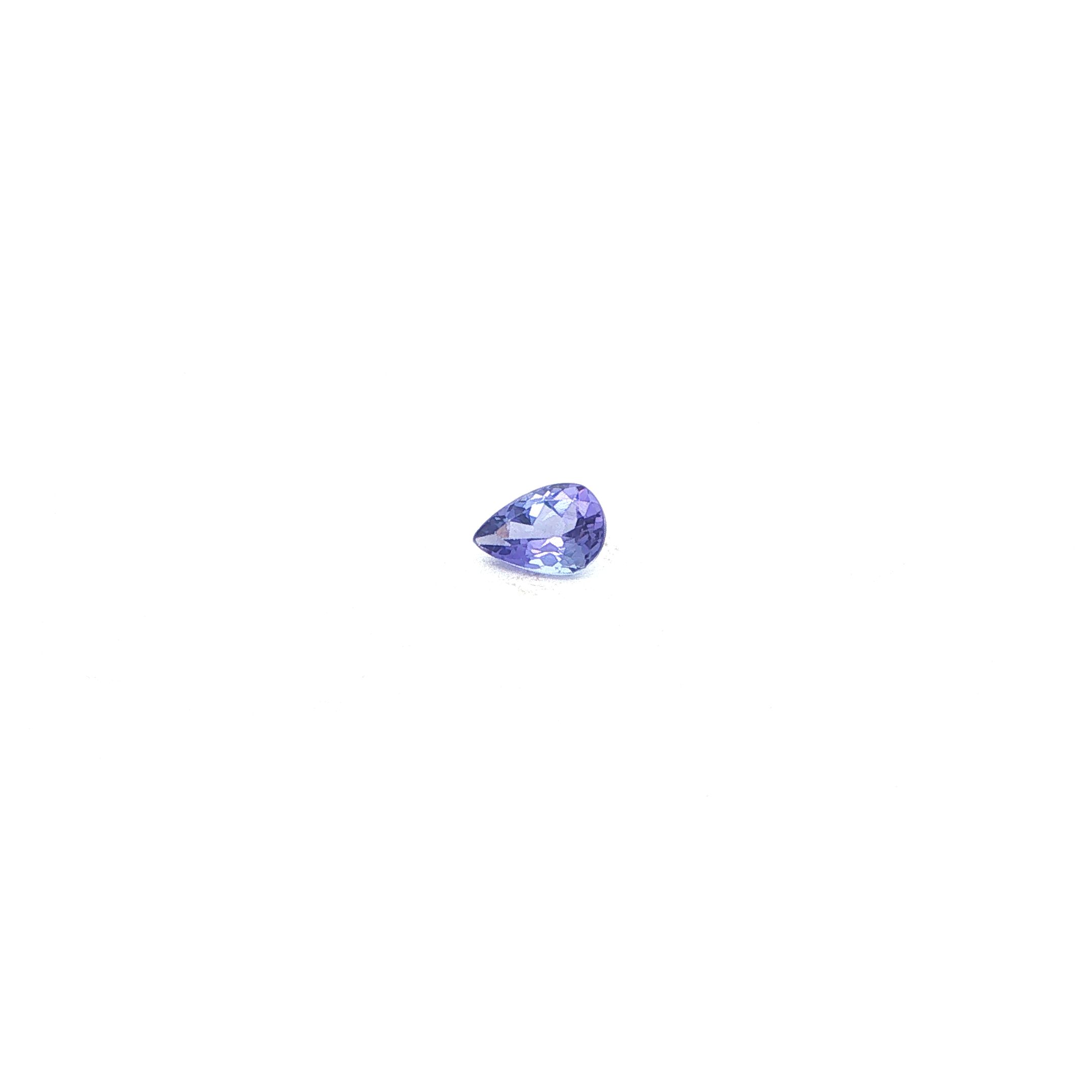 GSI 0.46 Carat Pear Tanzanite