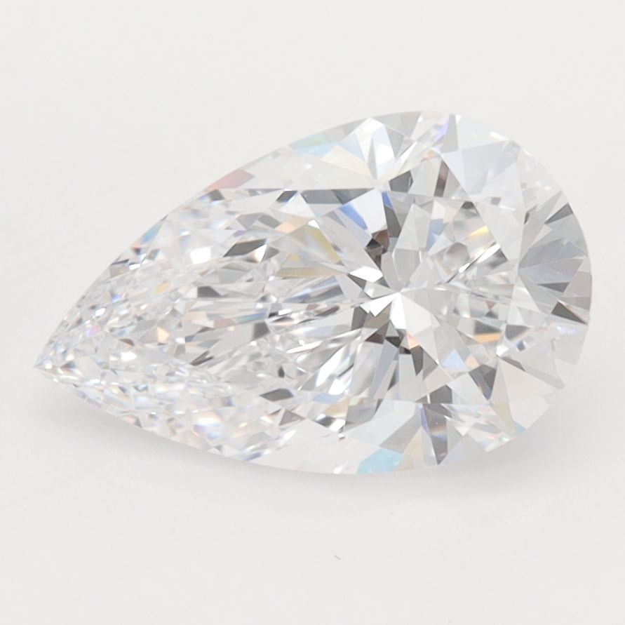 2ct Pear D - VVS1 - Excellent cut - LD347634
