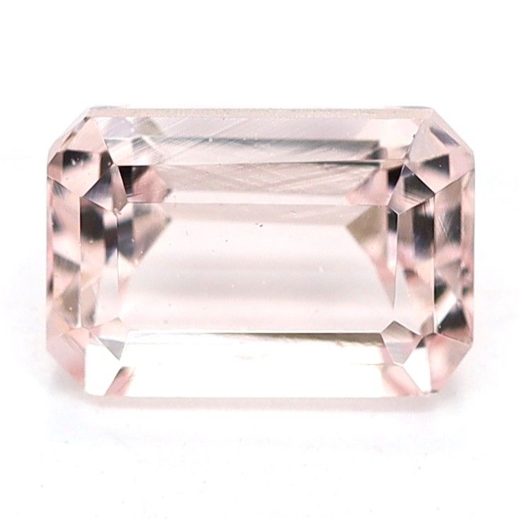 Certified Morganite Emerald 0.69 ct gemstone, Pink