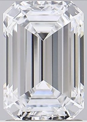 2.03ct Emerald D - VVS2 - Excellent cut - LD48755