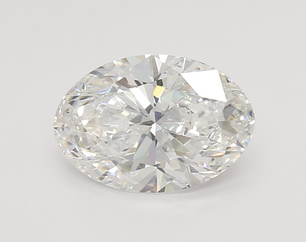 2.71 Carat oval Lab Grown Diamond Front View