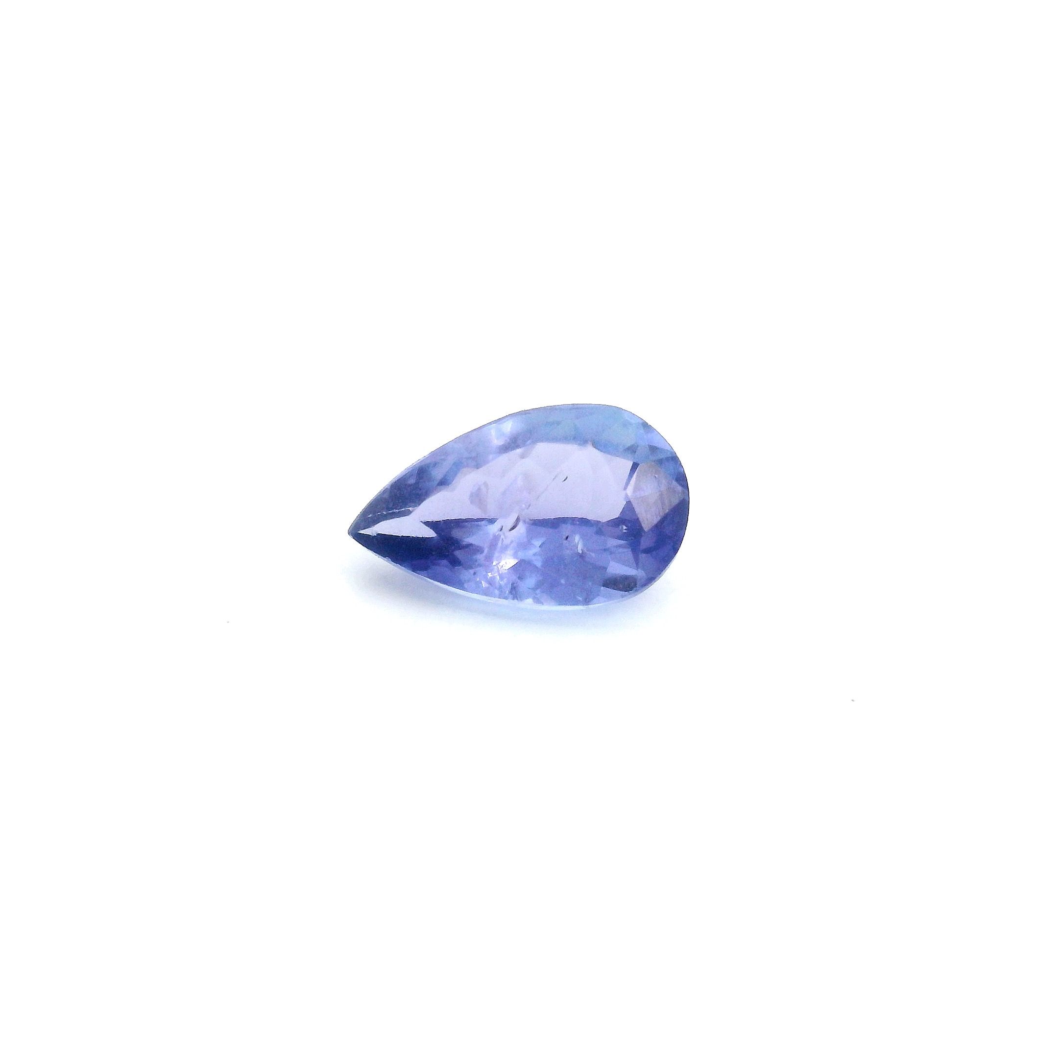 0.8 Carat Pear Tanzanite