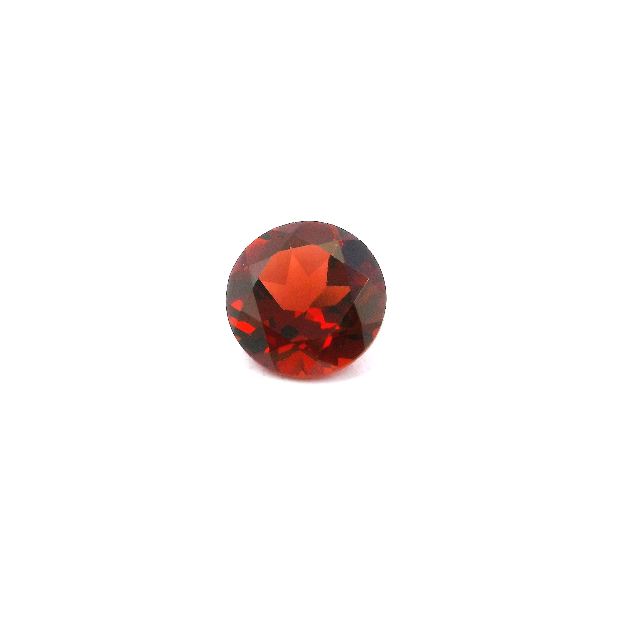 Certified Garnet Round 1.51 ct gemstone, Red