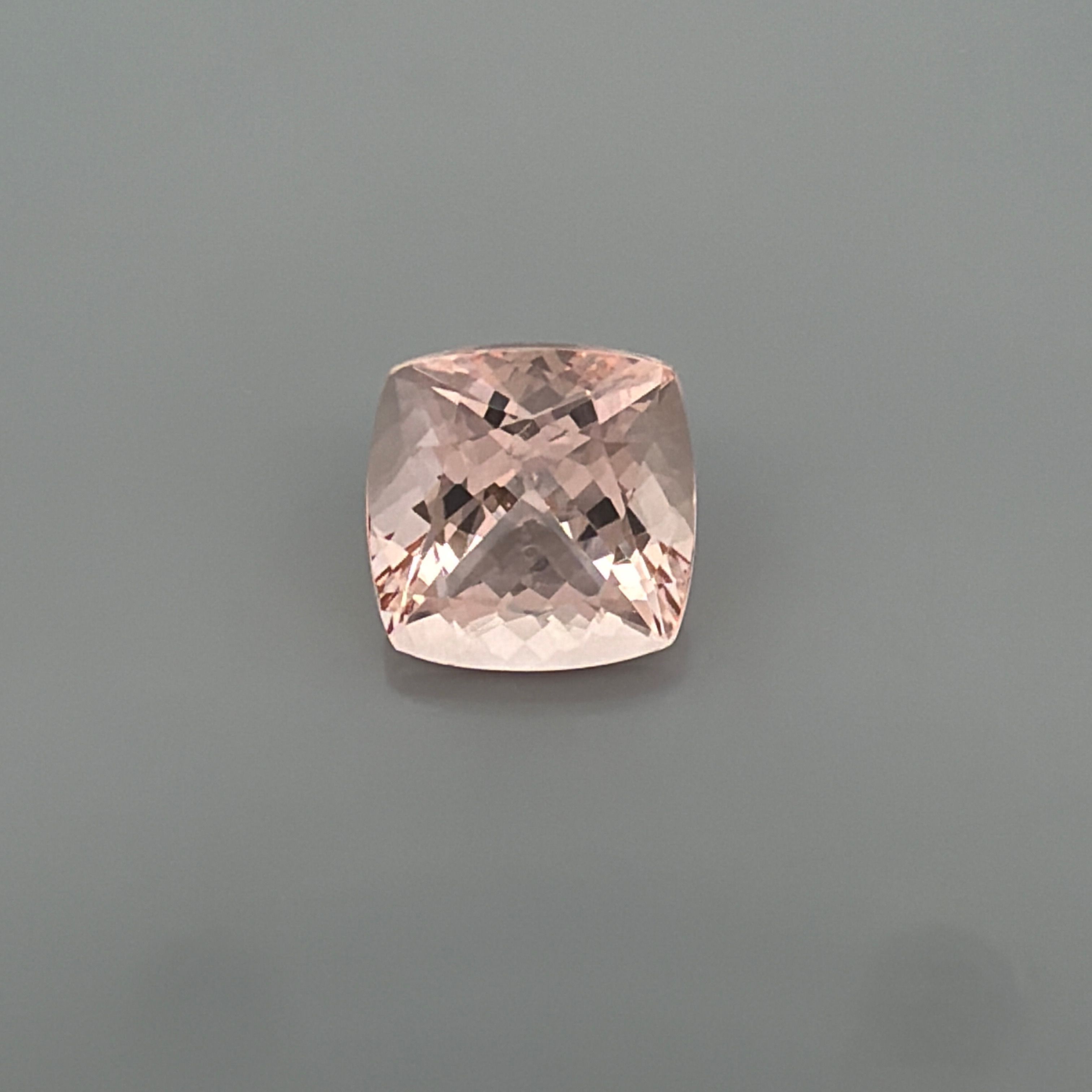 5.29 ct Cushion Pink Morganite