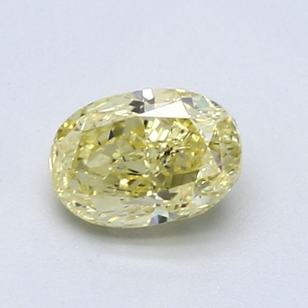 0.92-carat oval diamond with null color, Good cut, and SI2 clarity.