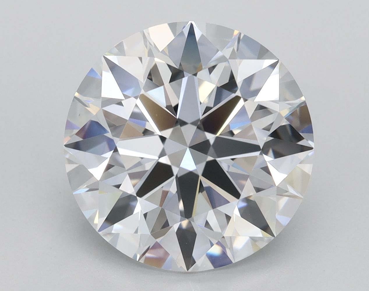4,08 ct Okrągły diament laboratoryjny