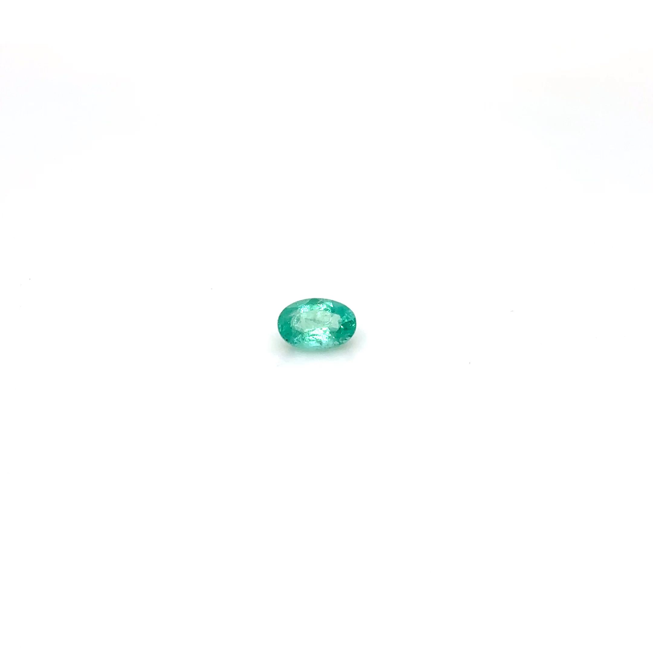 0.5 Carat Oval Emerald