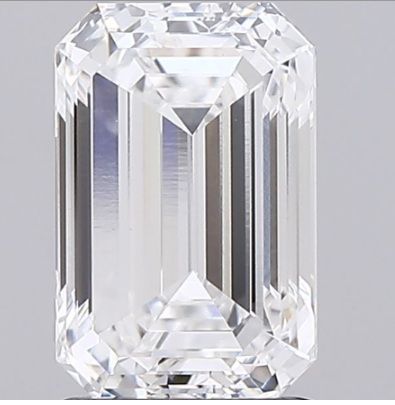 2.03ct Emerald E - VVS2 - Excellent cut - LD217673