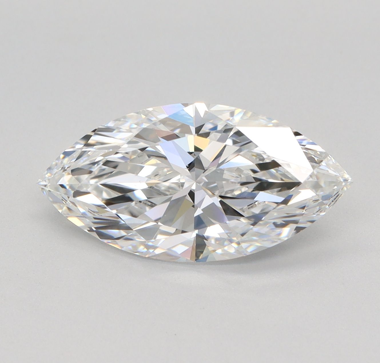 2.02 Carat marquise Lab Grown Diamond Front View