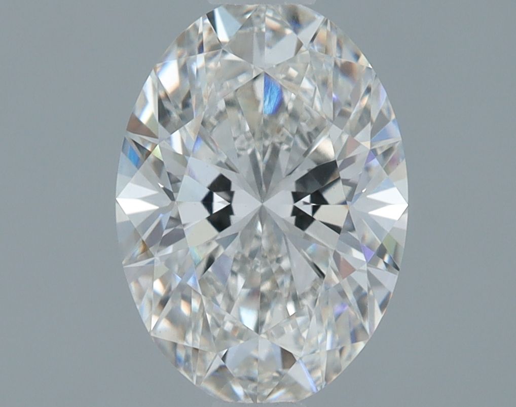 1.21 Carat oval Lab Grown Diamond Front View
