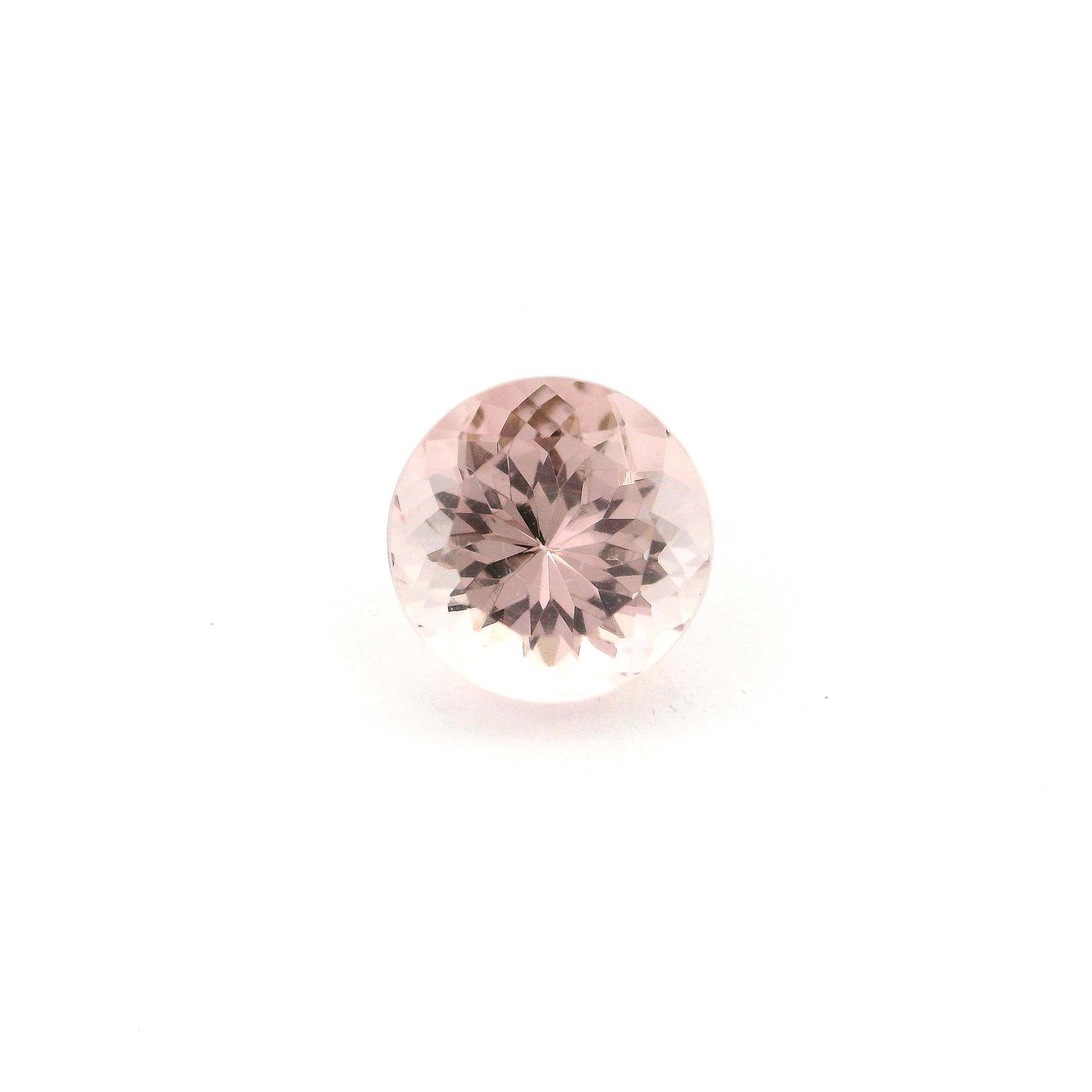 2.49 ct Round Pink Morganite