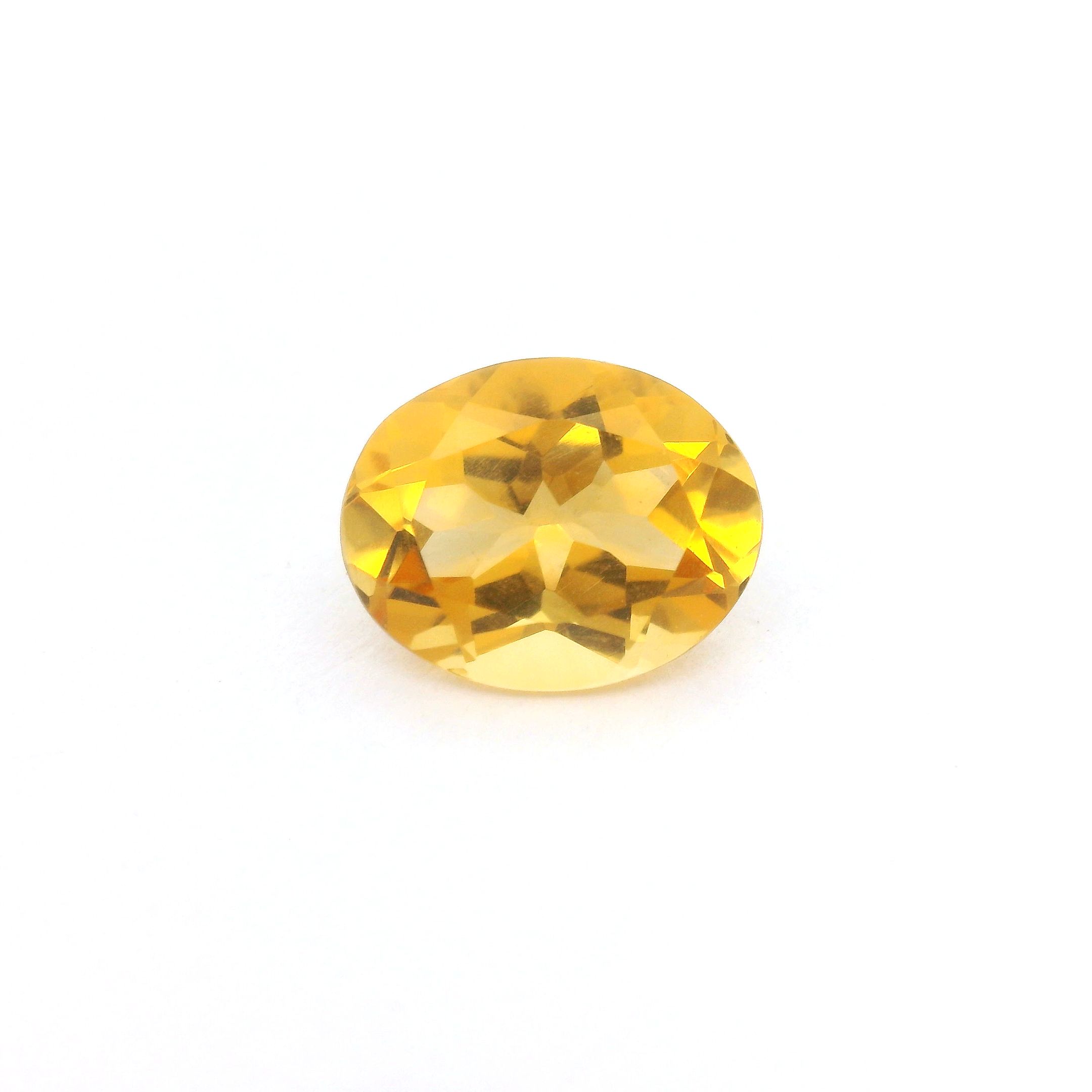 OVAL 2.46ct YELLOW EC